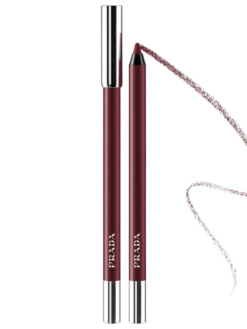 NIB $35 PRADA Pradalines Gliding Waterproof Smudge Proof Eye Pencil. 03 Mahogany